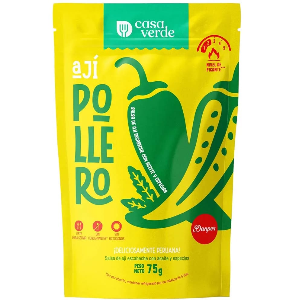 Ají Pollero CASA VERDE Doypack 75g