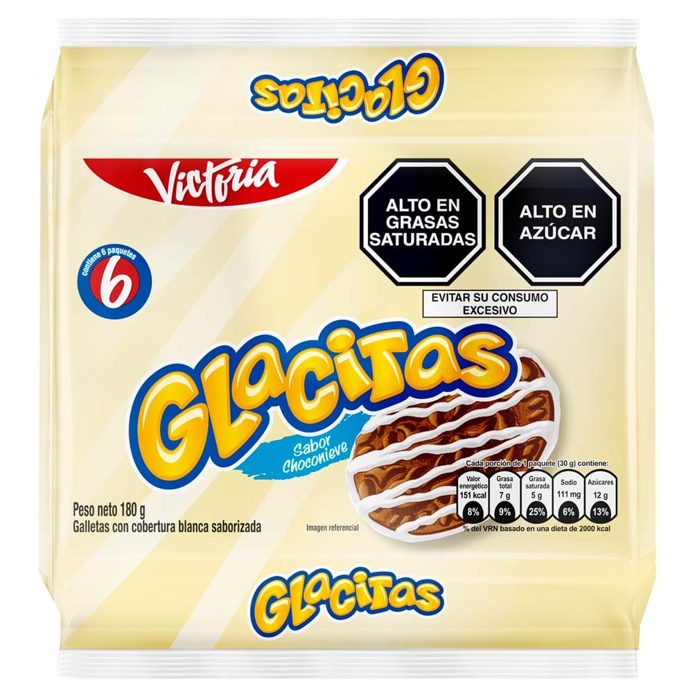 Galletas VICTORIA Glacitas Choconieve Paquete 6un