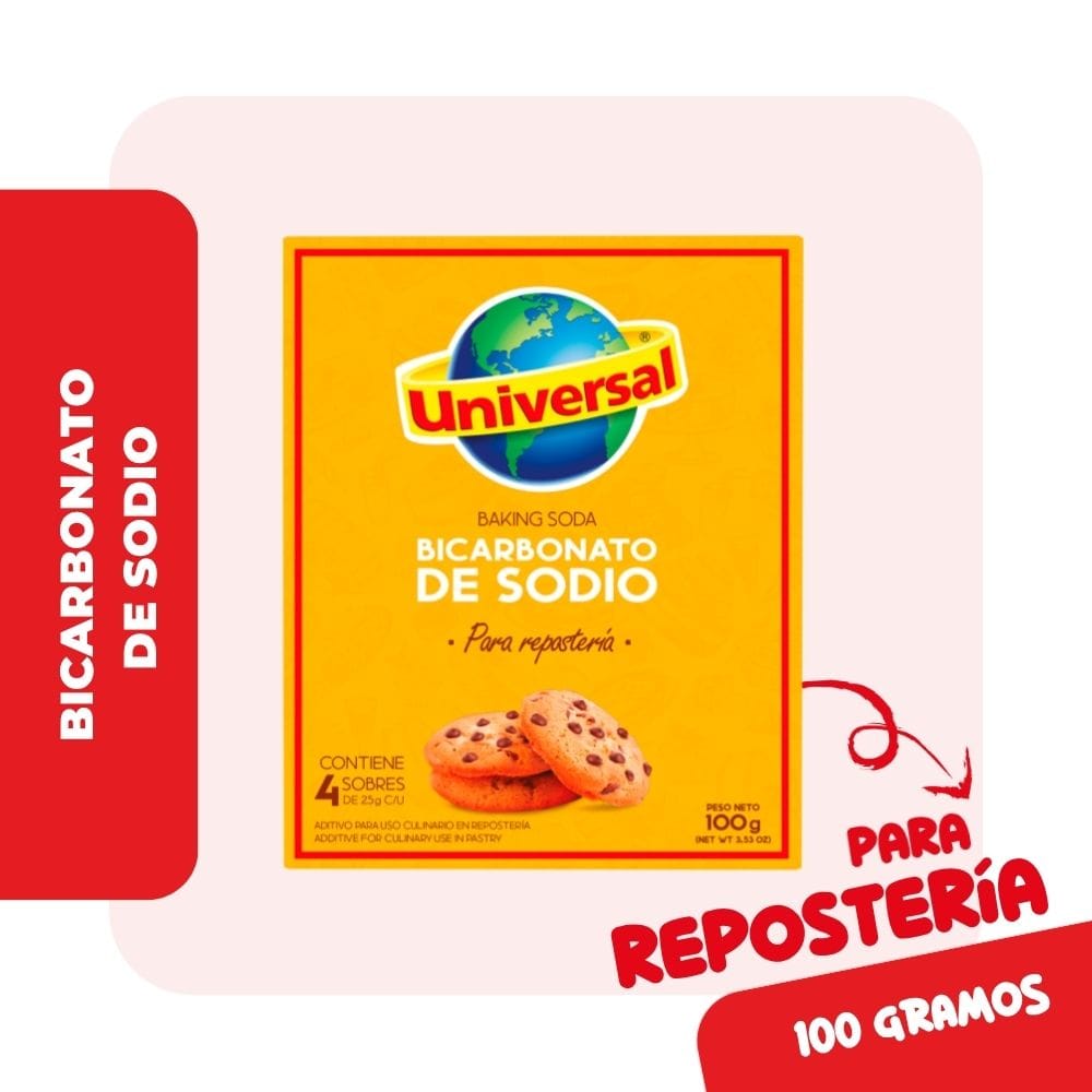 Bicarbonato de Sodio UNIVERSAL Caja 100g