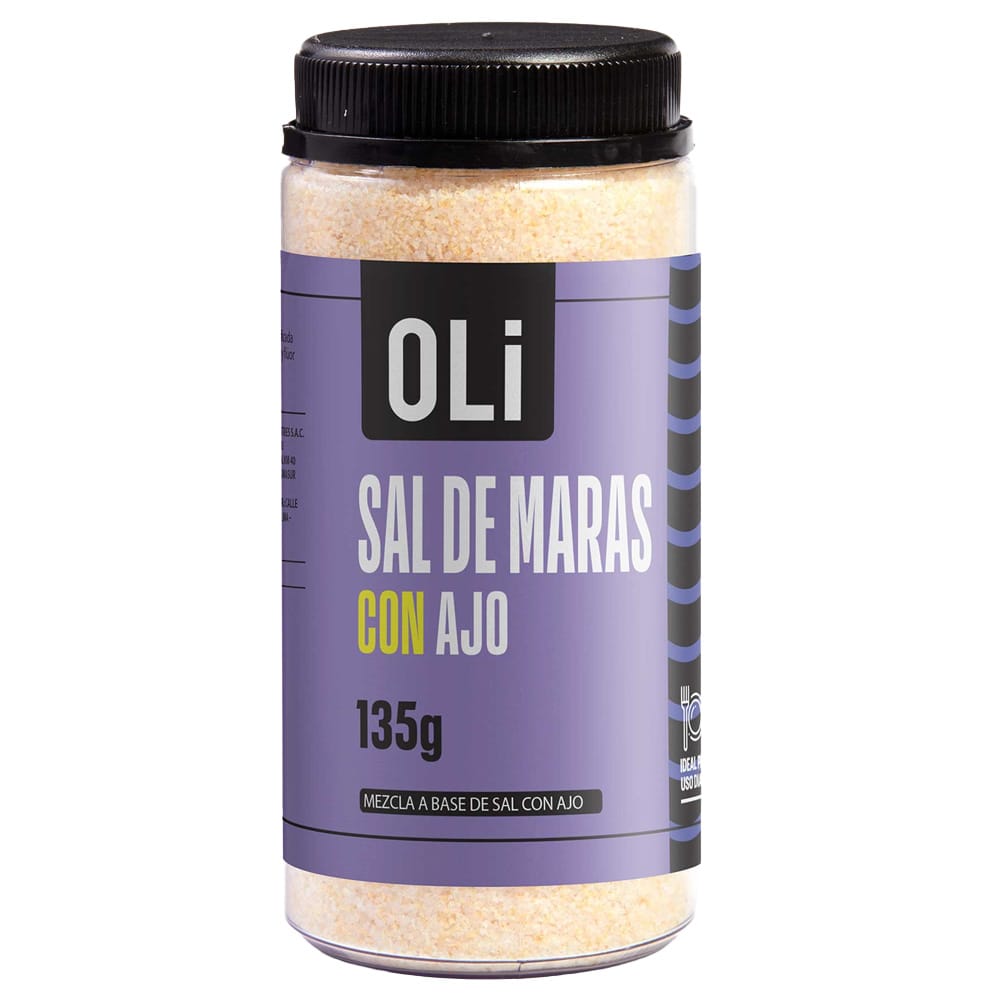 Sal de Maras OLI21 Saborizante con Ajo Frasco 135g