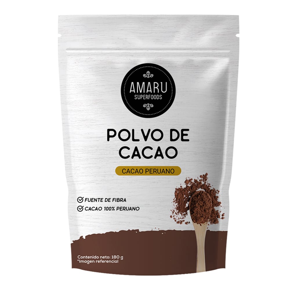 Cacao en Polvo AMARU Superfoods Bolsa 180g