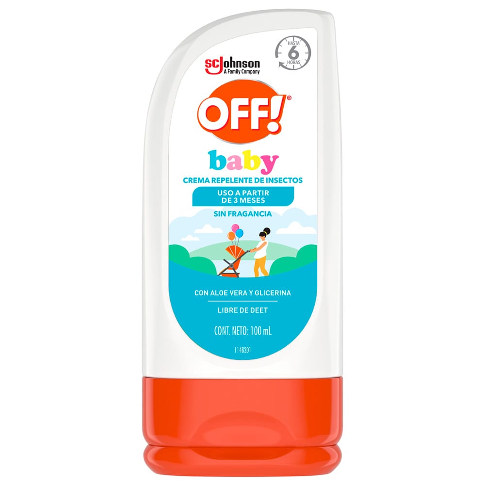 Crema Repelente OFF! Baby Frasco 100ml