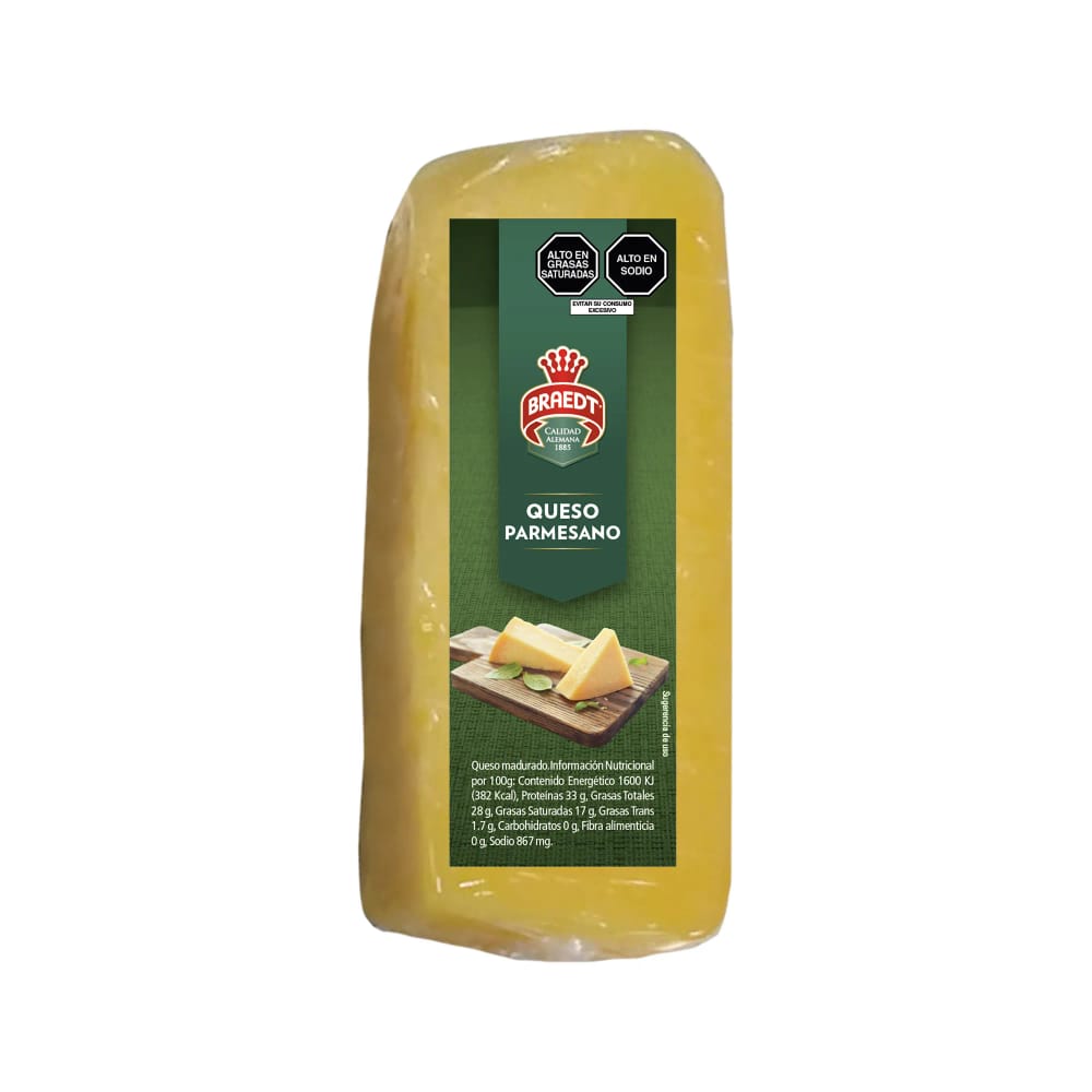 Queso Parmesano en Cuña BRAEDT