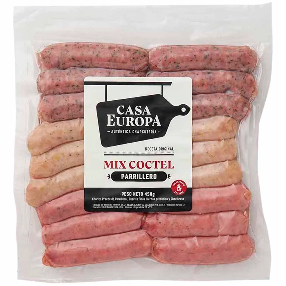 Chorizo Mix Cocktail Parrillero CASA EUROPA 450g