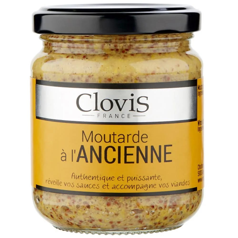 Mostaza a la Antigua CLOVIS Frasco 200g