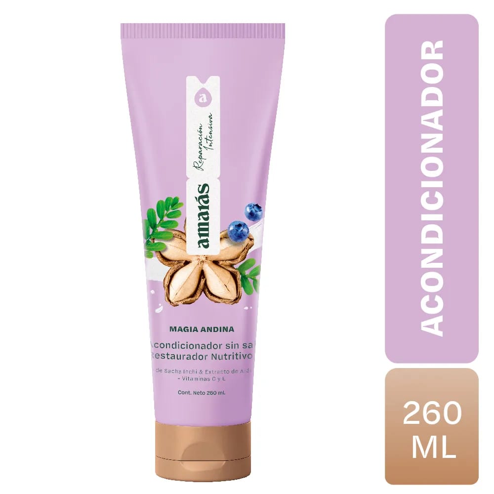 Acondicionador AMARÁS Magia Andina Restaurador Tubo 260ml