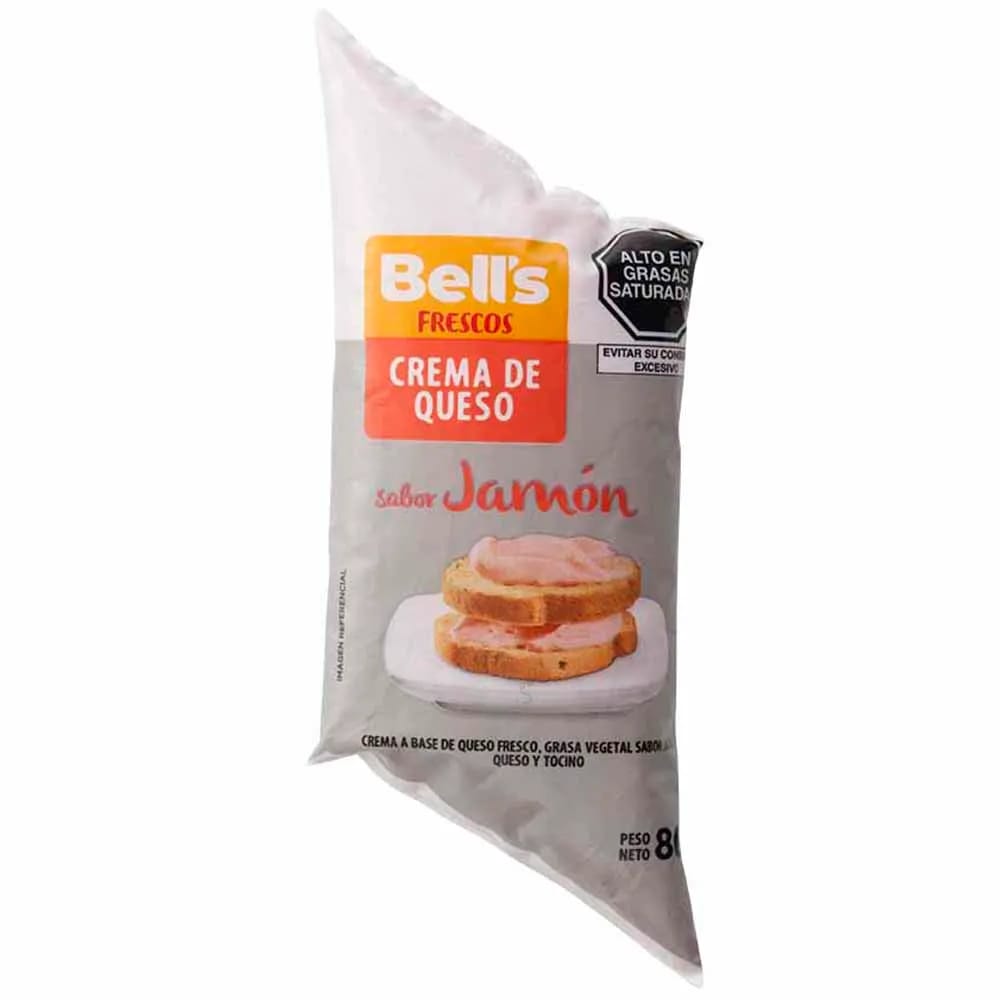 Queso Crema BELL'S Sabor Jamón 80g
