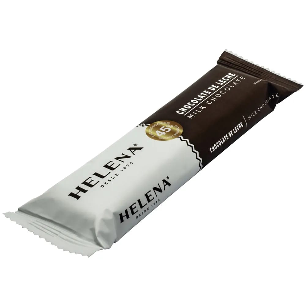 Barra de Chocolate de Leche 45% HELENA Caja 50g