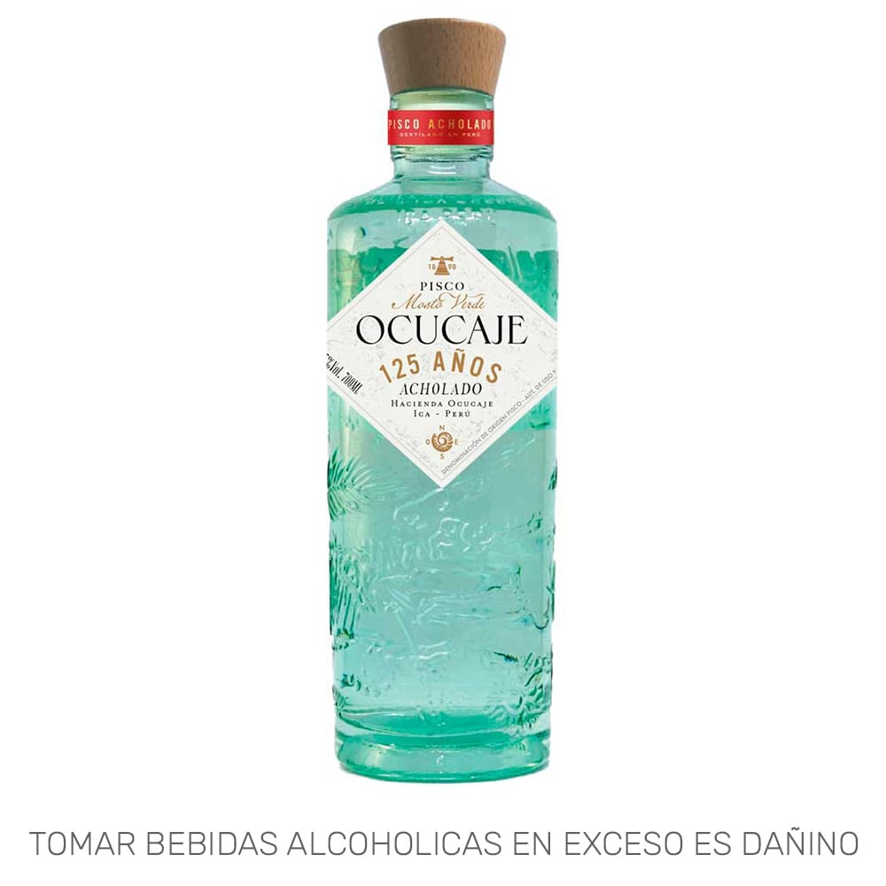 Pisco Mosto Verde OCUCAJE Acholado Botella 700ml