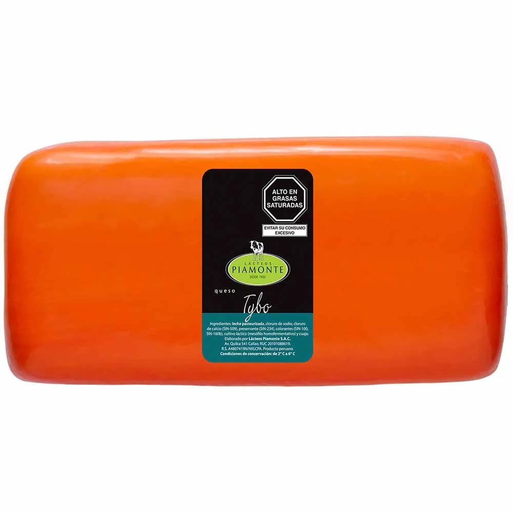 Queso Tybo PIAMONTE Paquete 200g