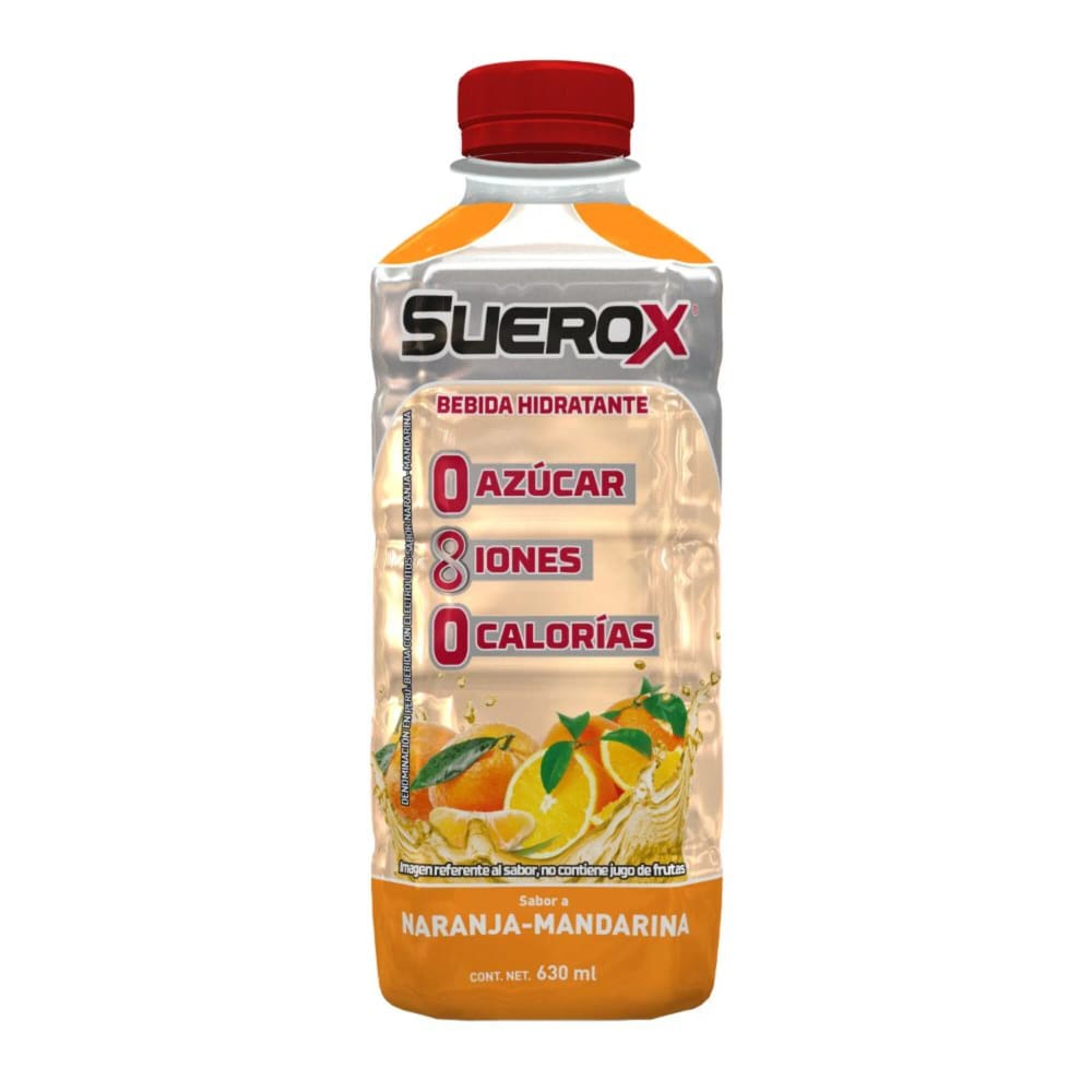 Bebida Rehidrantante SUEROX Naranja y Mandarina Botella 630ml