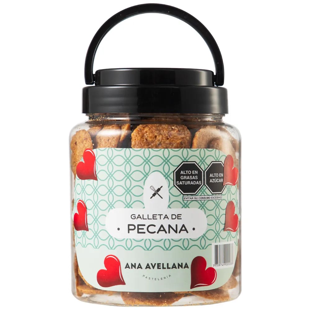 Galletas con Pecanas ANA AVELLANA Pote 320g