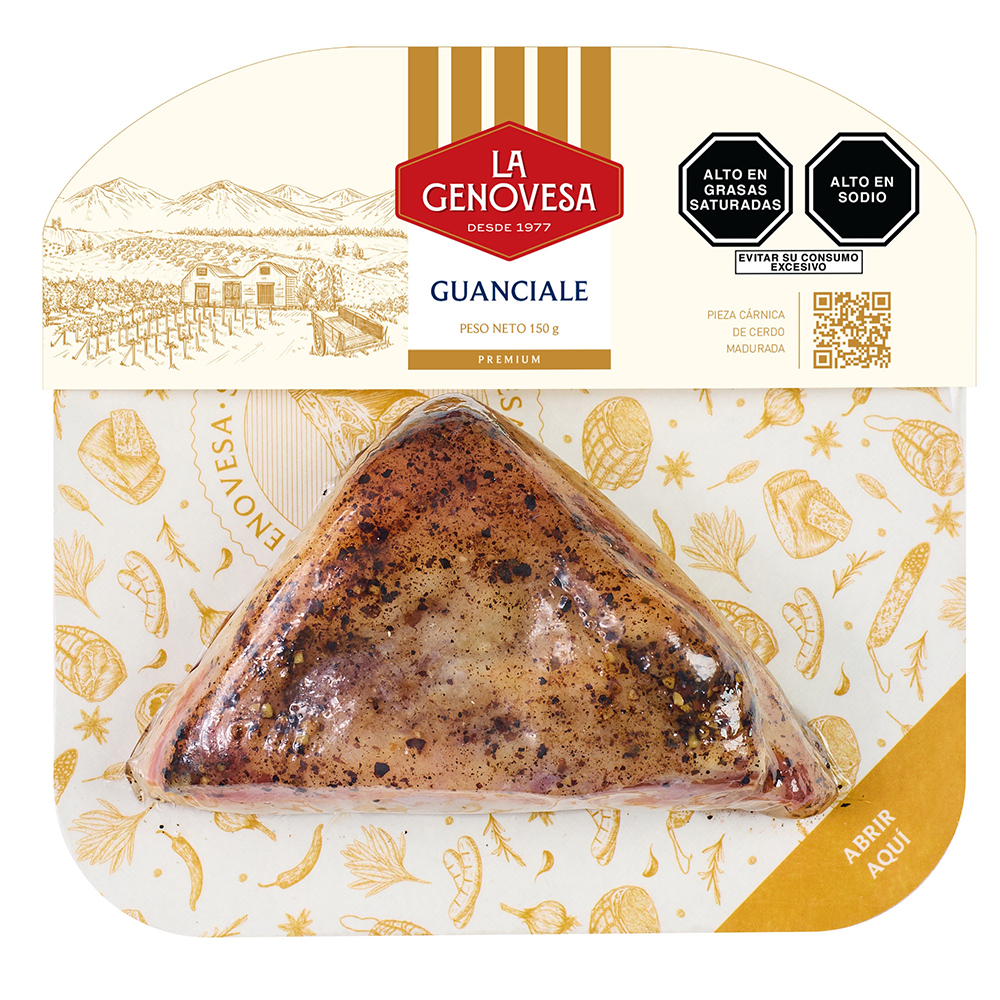 Guanciale LA GENOVESA Paquete 150g