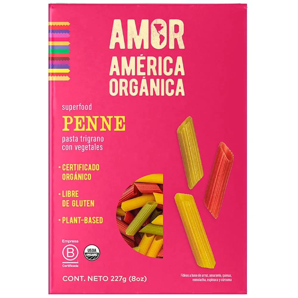 Trigano Penne sin Gluten AMÉRICA ORGÁNICA Caja 227g