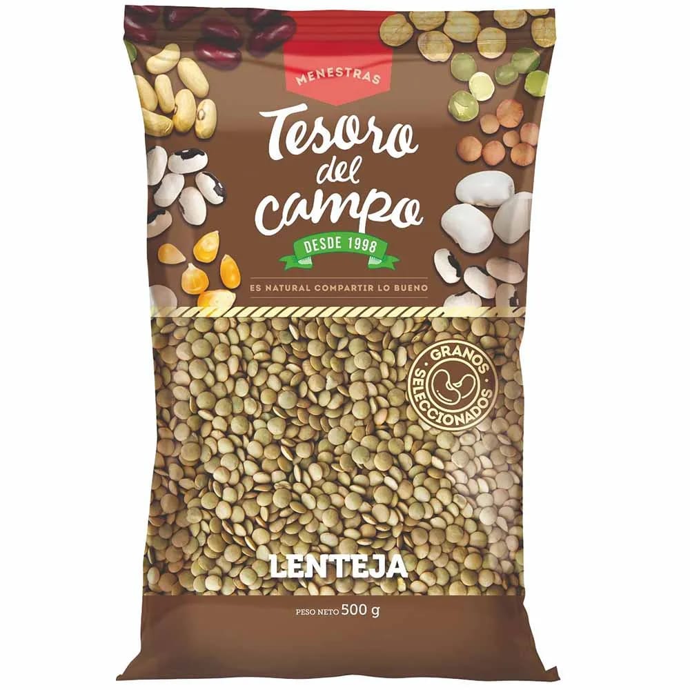 Lenteja TESORO DEL CAMPO Bolsa 500g