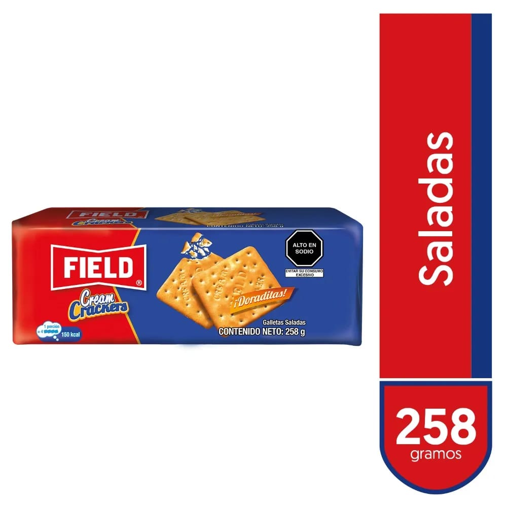 Galletas FIELD Cream Crakers Bolsa 258g
