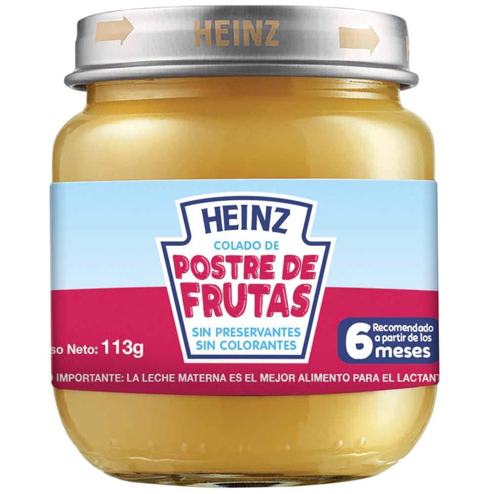 Colado HEINZ Postre de Frutas Frasco 113g