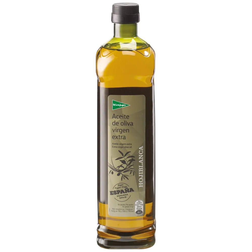 Aceite de Oliva EL CORTE INGLÉS Extra Virgen Botella 1L