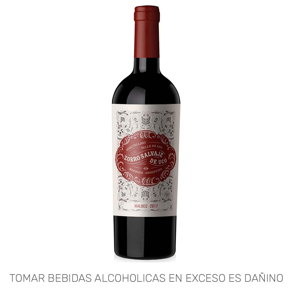 Vino Tinto ZORRO DE UCO Malbec Botella 750ml