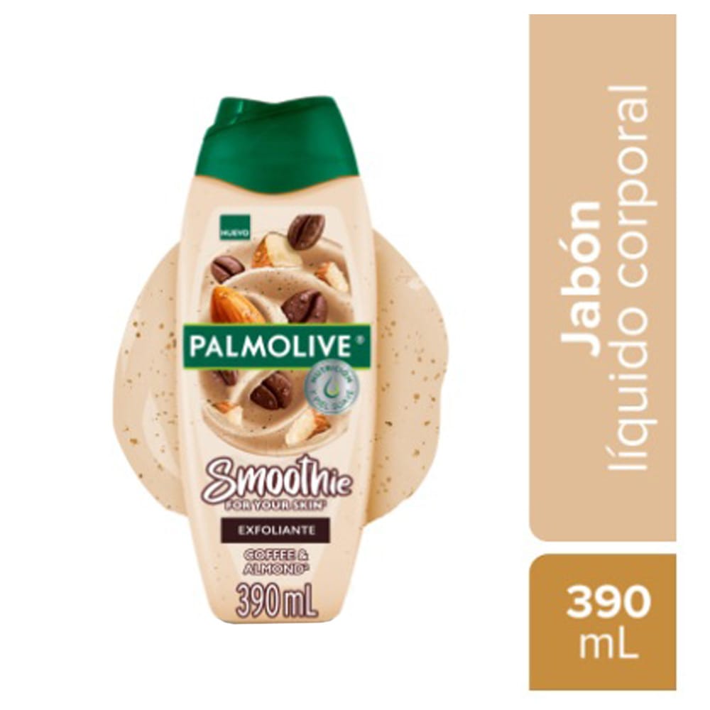 Jabón Líquido Corporal  PALMOLIVE Smoothie y Café Botella 390ml