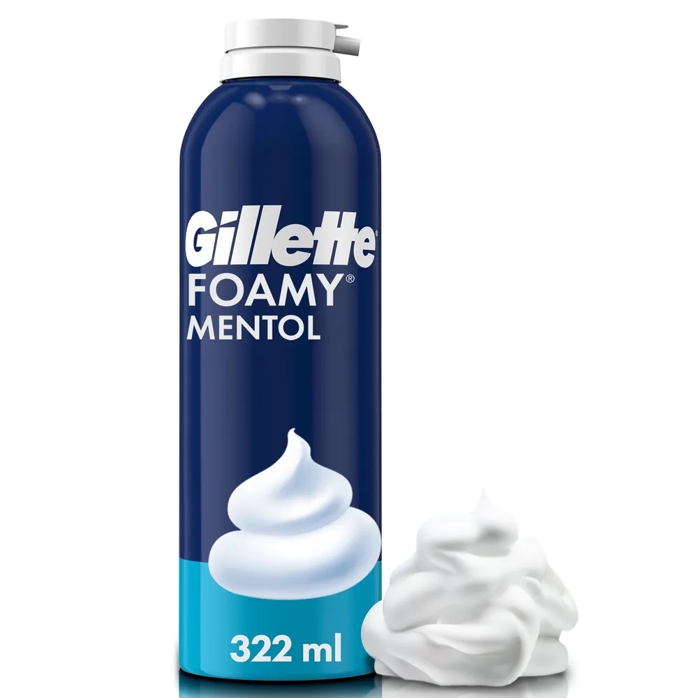 Espuma de Afeitar GILLETE Foamy Mentol Frasco 312g