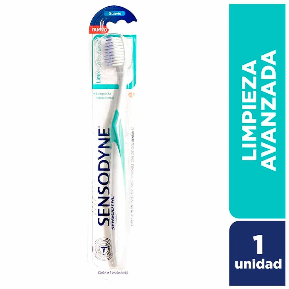 Cepillo Dental SENSODYNE Limpieza Profunda - Paquete 1 un