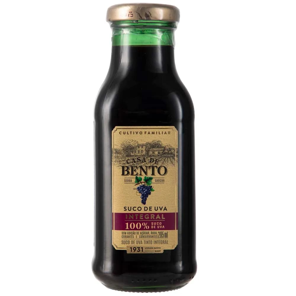 Jugo de Uva CASA DE BENTO Botella 295ML