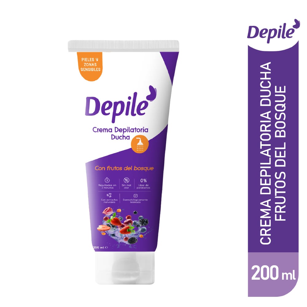 Crema Depilatoria DEPILÉ Bajo Ducha Tubo 200ml