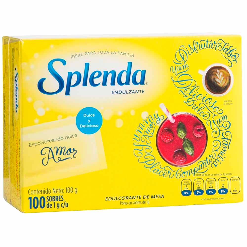 Endulzante SPLENDA en Polvo Caja 100 Sobres