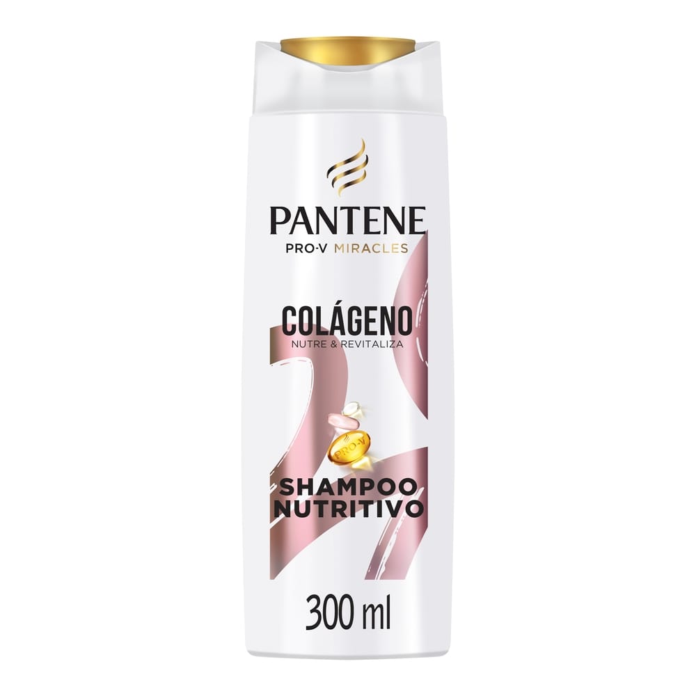 Shampoo PANTENE PRO-V Miracles Colágeno Nutre & Revitaliza Botella 300ml