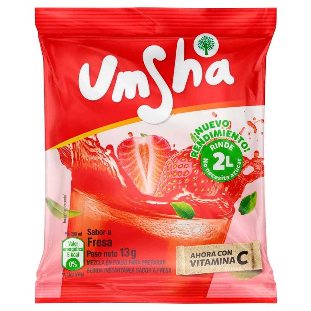 Refresco UMSHA Fresa Bolsa 13g