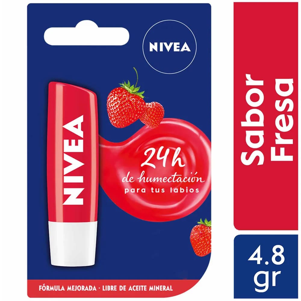 Protector Labial NIVEA Fresa Tubo 4.7g