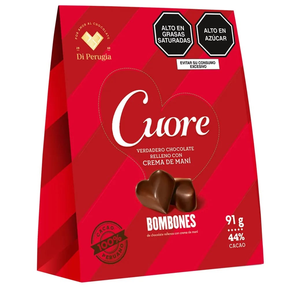 Bombones de Chocolates BRAVI Cuore Caja 91g