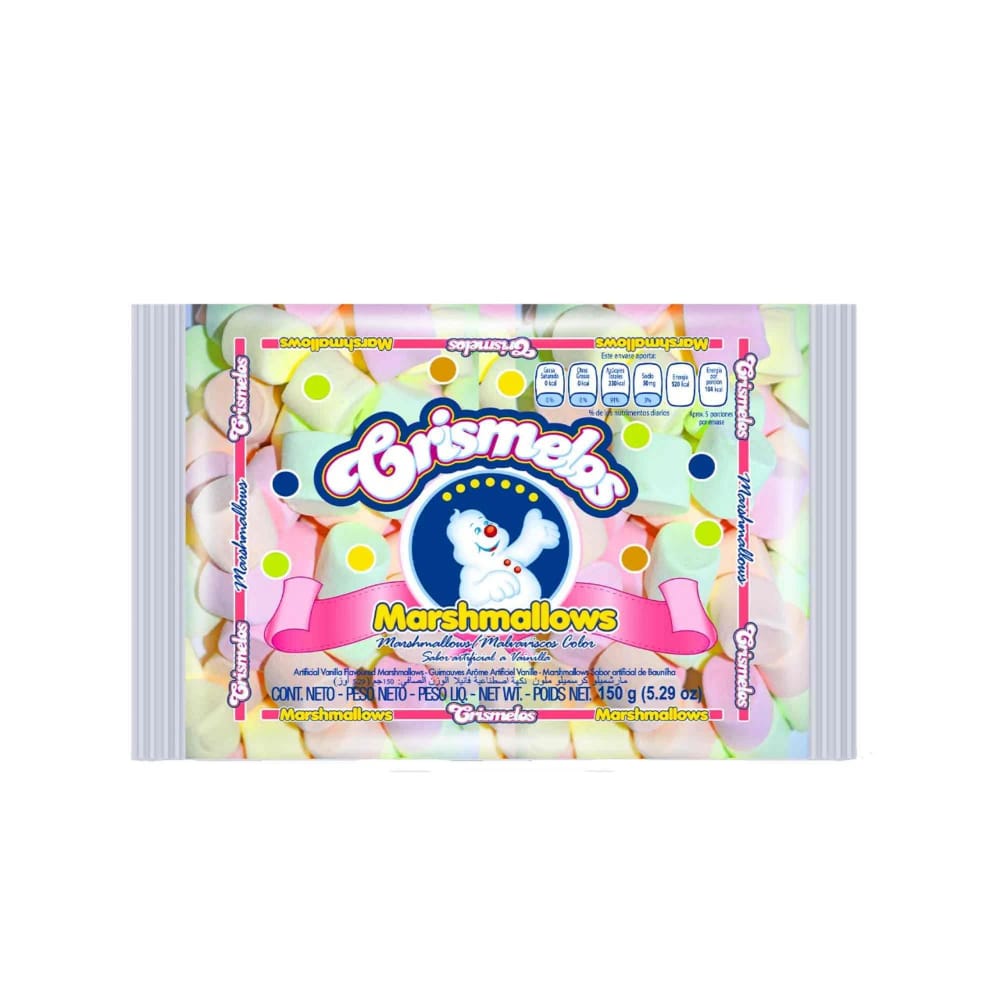Marshmallow CRISMELOS Colores Bolsa 150g