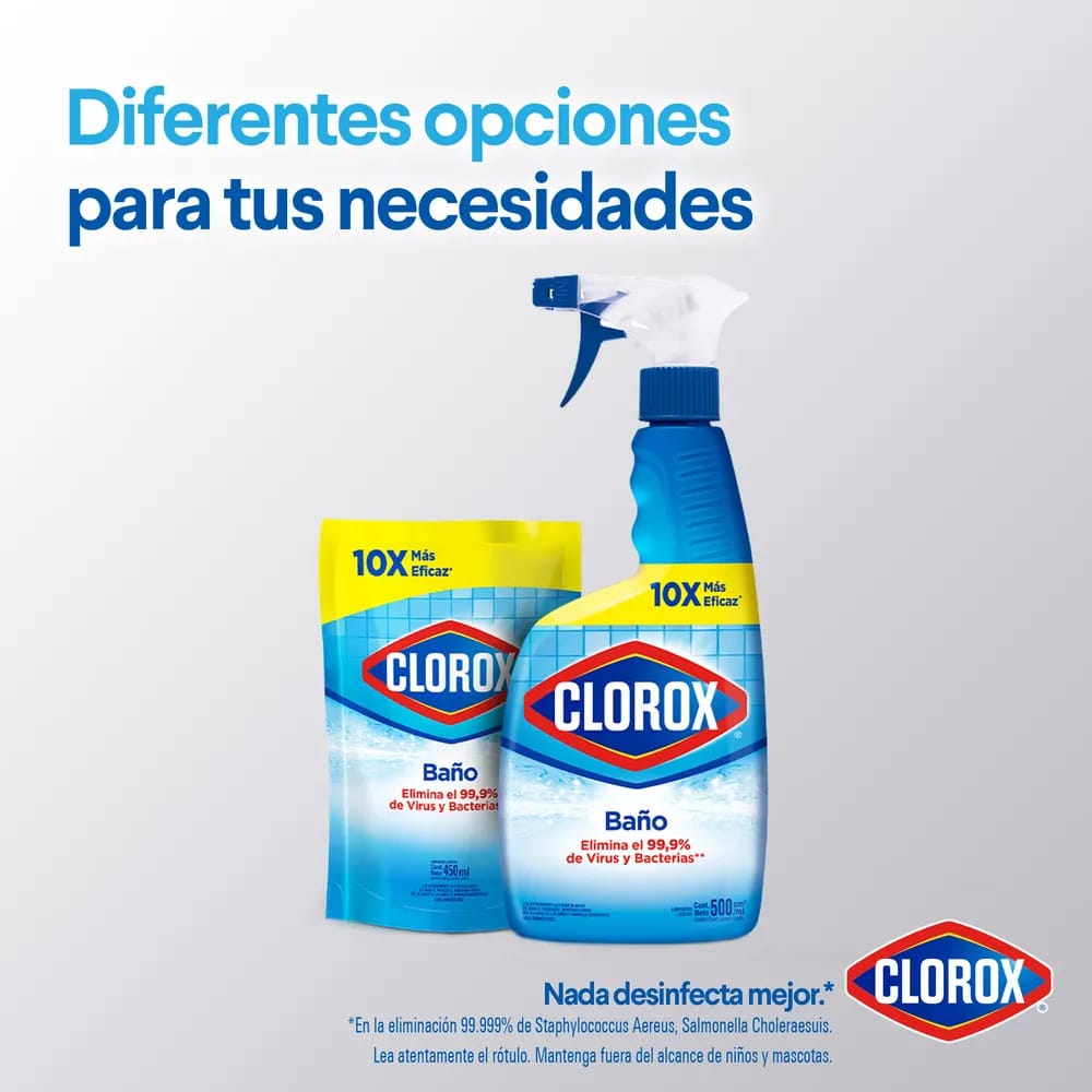Desinfectante CLOROX Baño Doypack 450ml