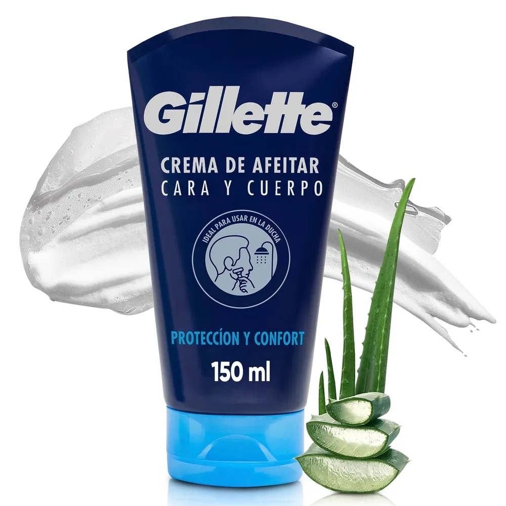 Crema para Afeitar Cara y Cuerpo GILLETTE Corporal Frasco 150ml