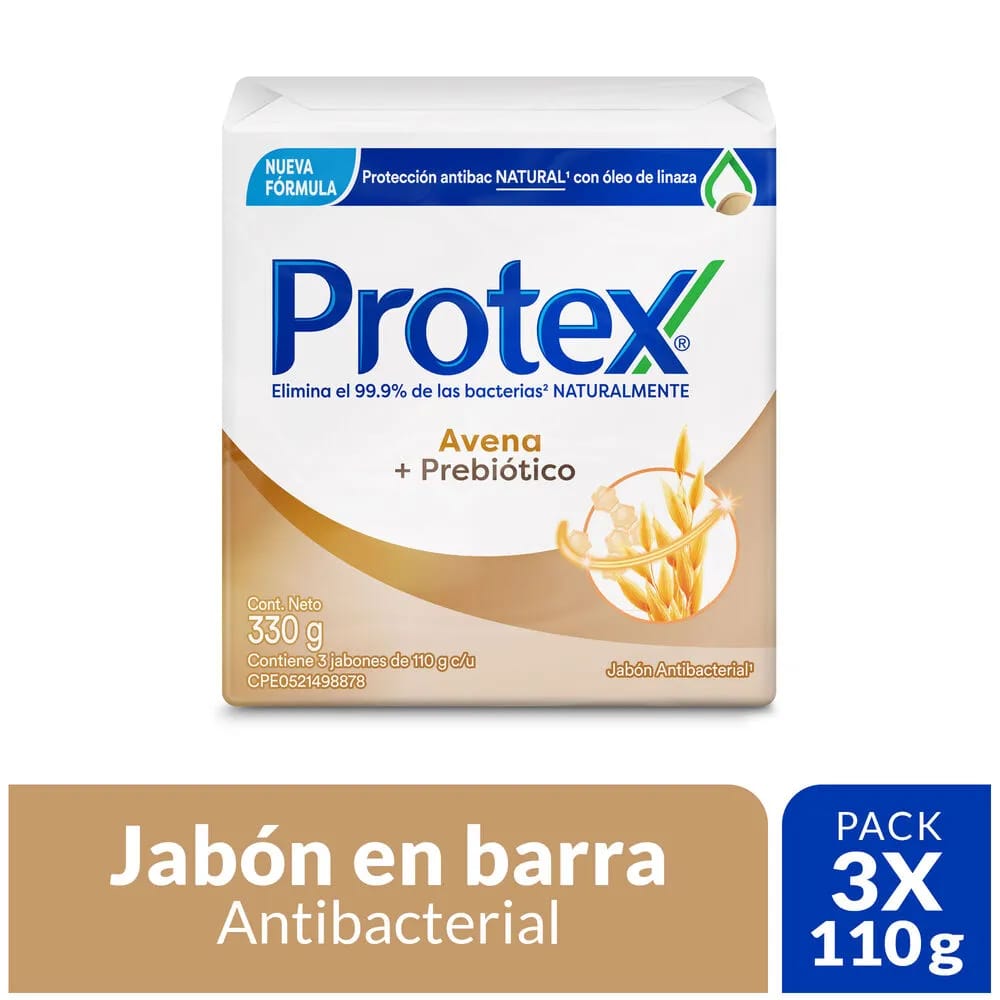 Jabón en Barra PROTEX Avena 3x110g