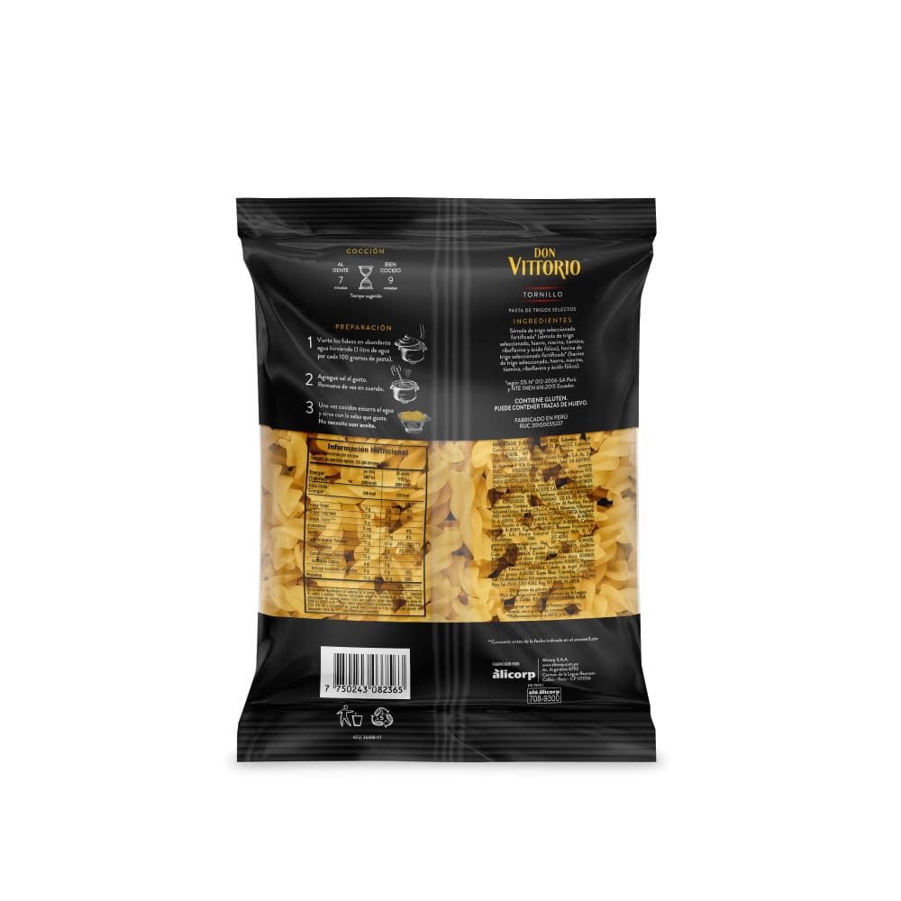 Fideo Canuto Chico DON VITTORIO Bolsa 250g