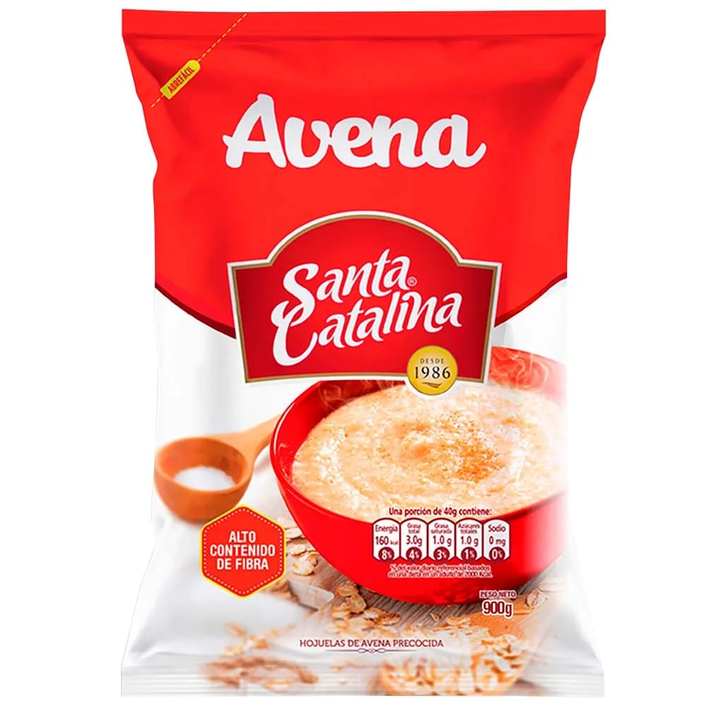 Avena Natural SANTA CATALINA Bolsa 900g
