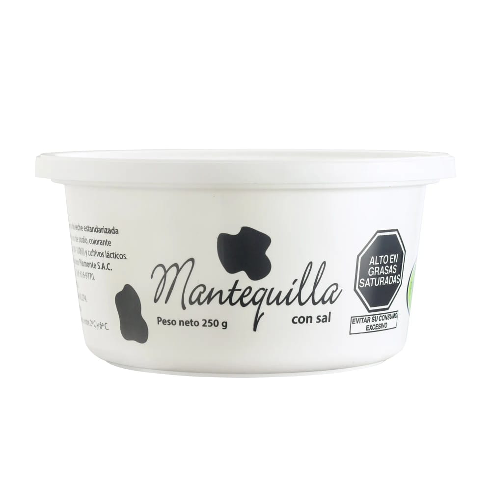 Mantequilla con Sal PIAMONTE Pote 250g