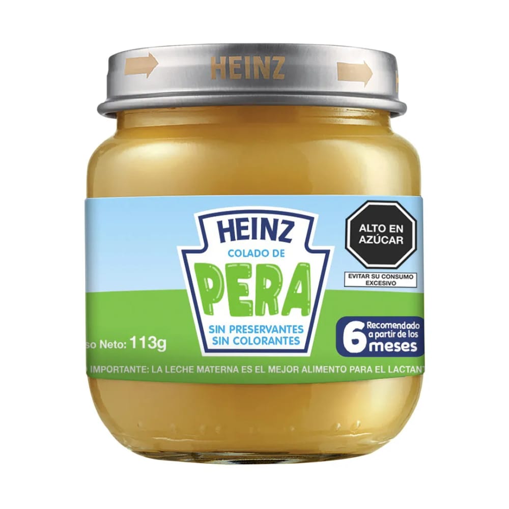 Colado HEINZ Pera Frasco 113g