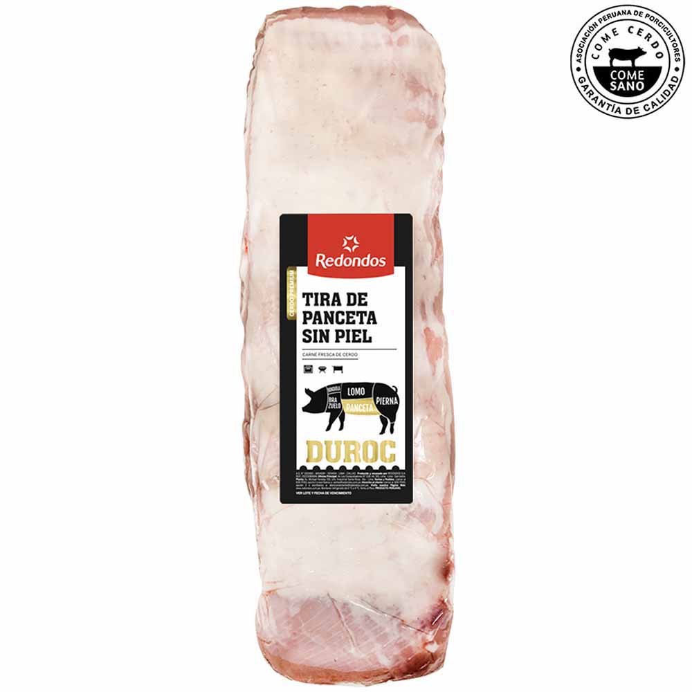Tira de Panceta sin Piel Duroc REDONDOS x kg