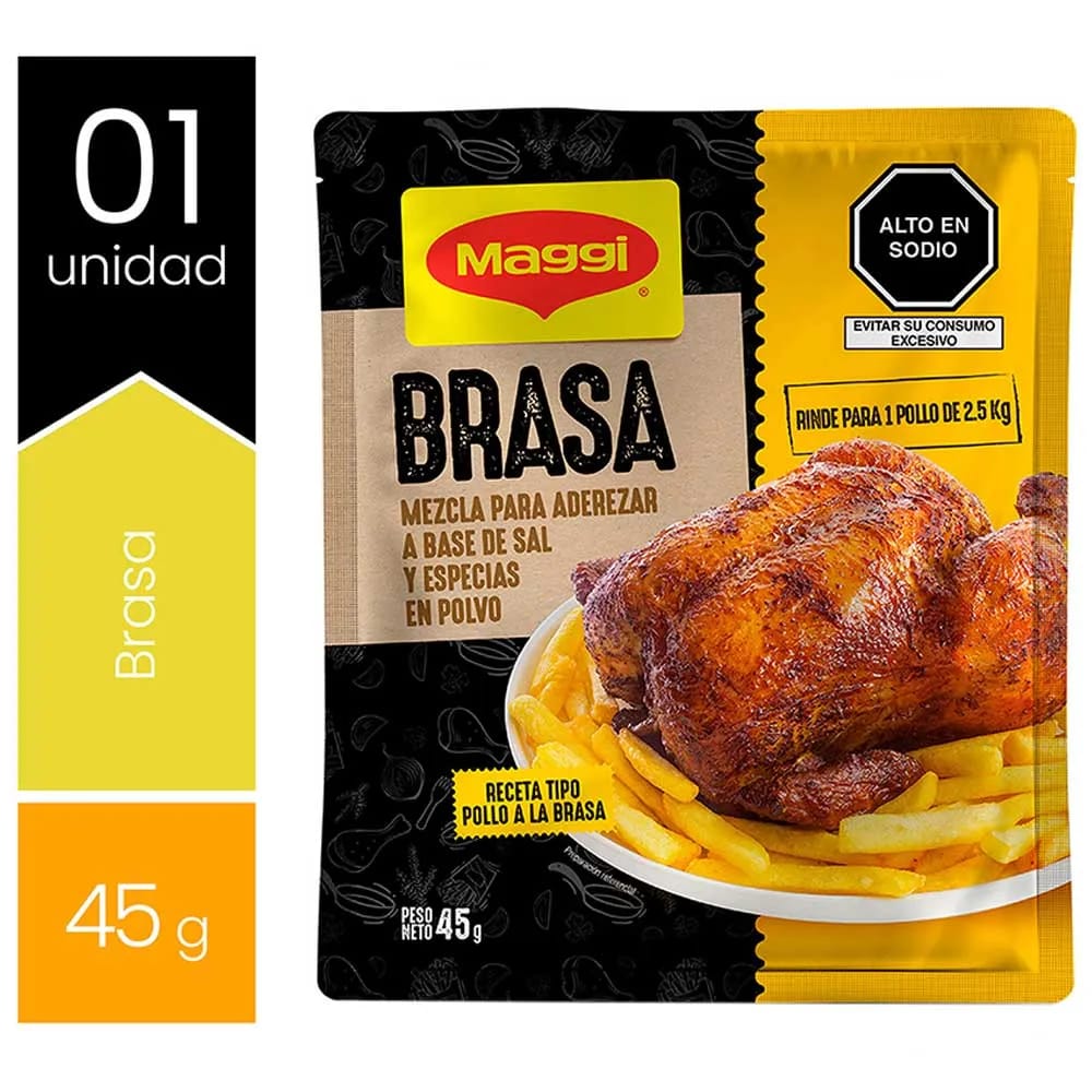 Mezcla para Apanar MAGGI Pollo a la Brasa Sobre 45g