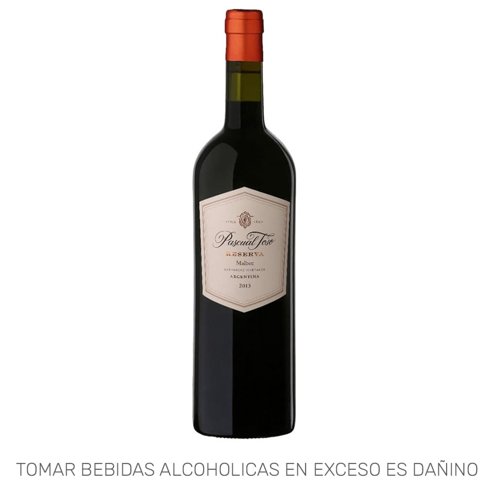 Vino PASCUAL TOSO Malbec Reserva Botella 750ml