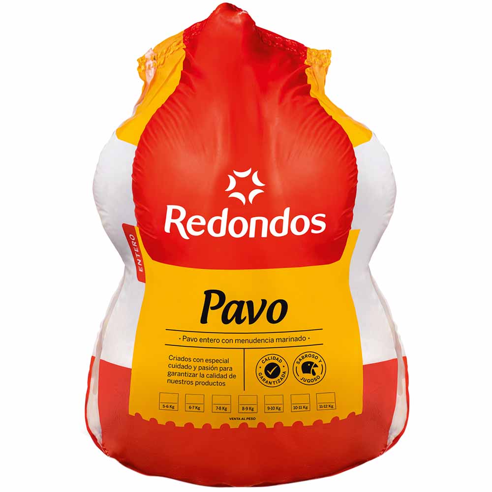 Pavo Entero Congelado REDONDOS x kg
