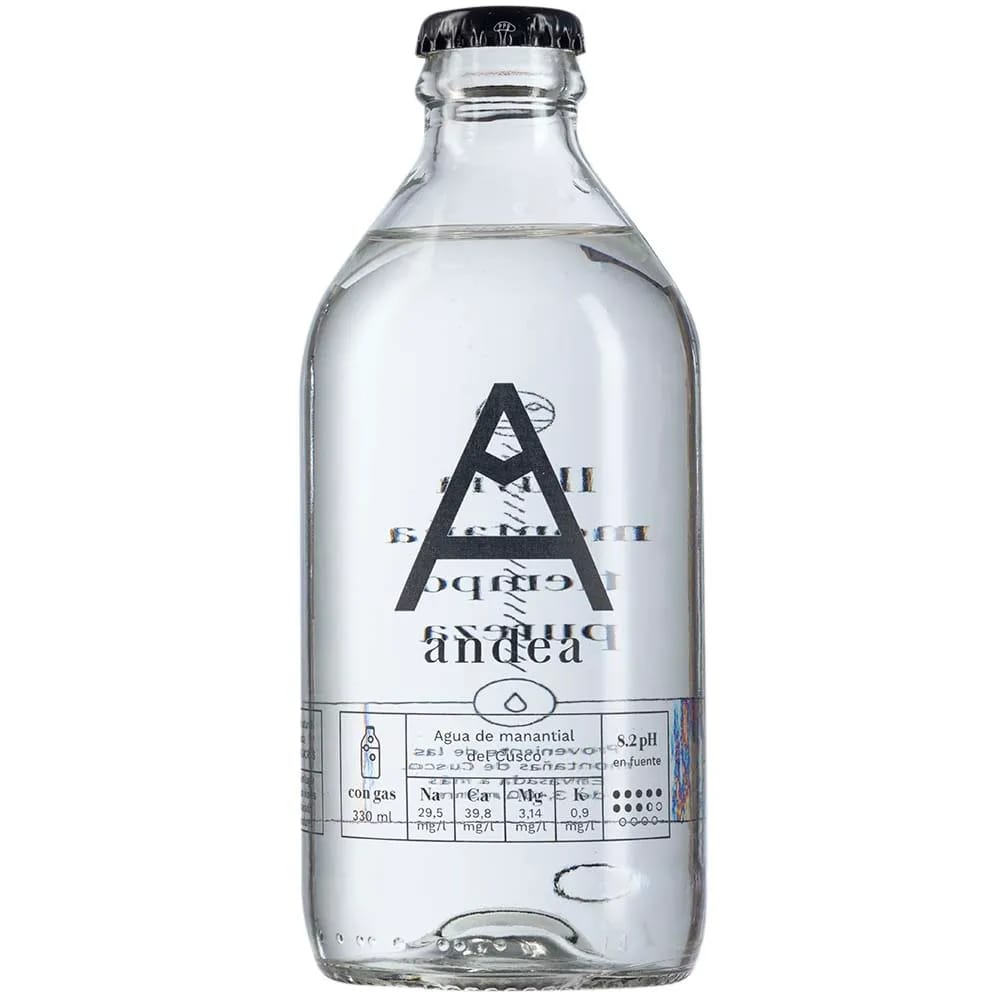 Agua Mineral ANDEA con Gas Botella 330ml