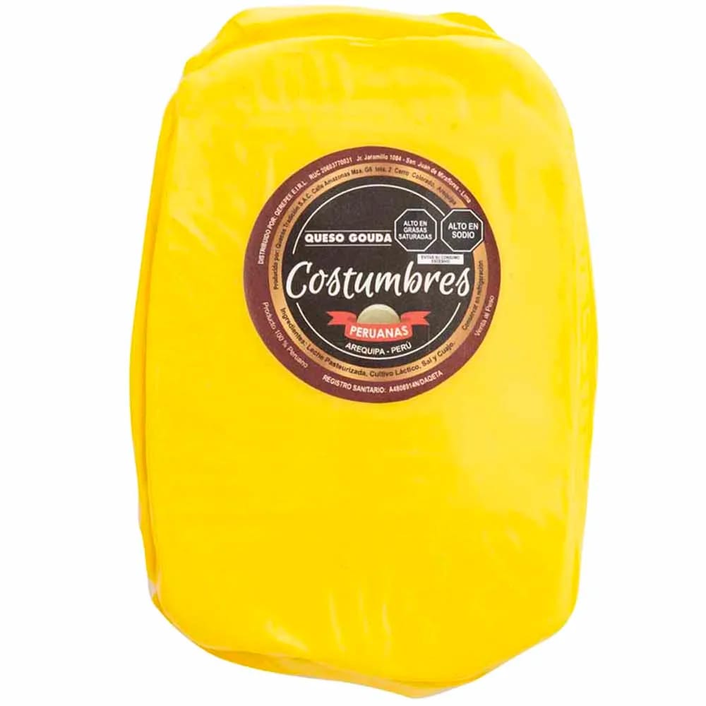 Queso Gouda COSTUMBRES PERUANAS