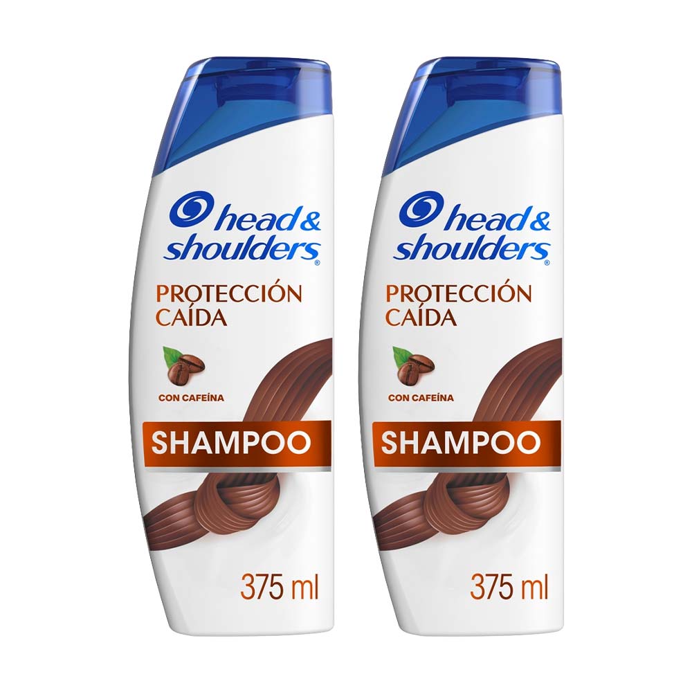 Pack Shampoo HEAD & SHOULDERS Protección Caída Frasco 375ml x 2un