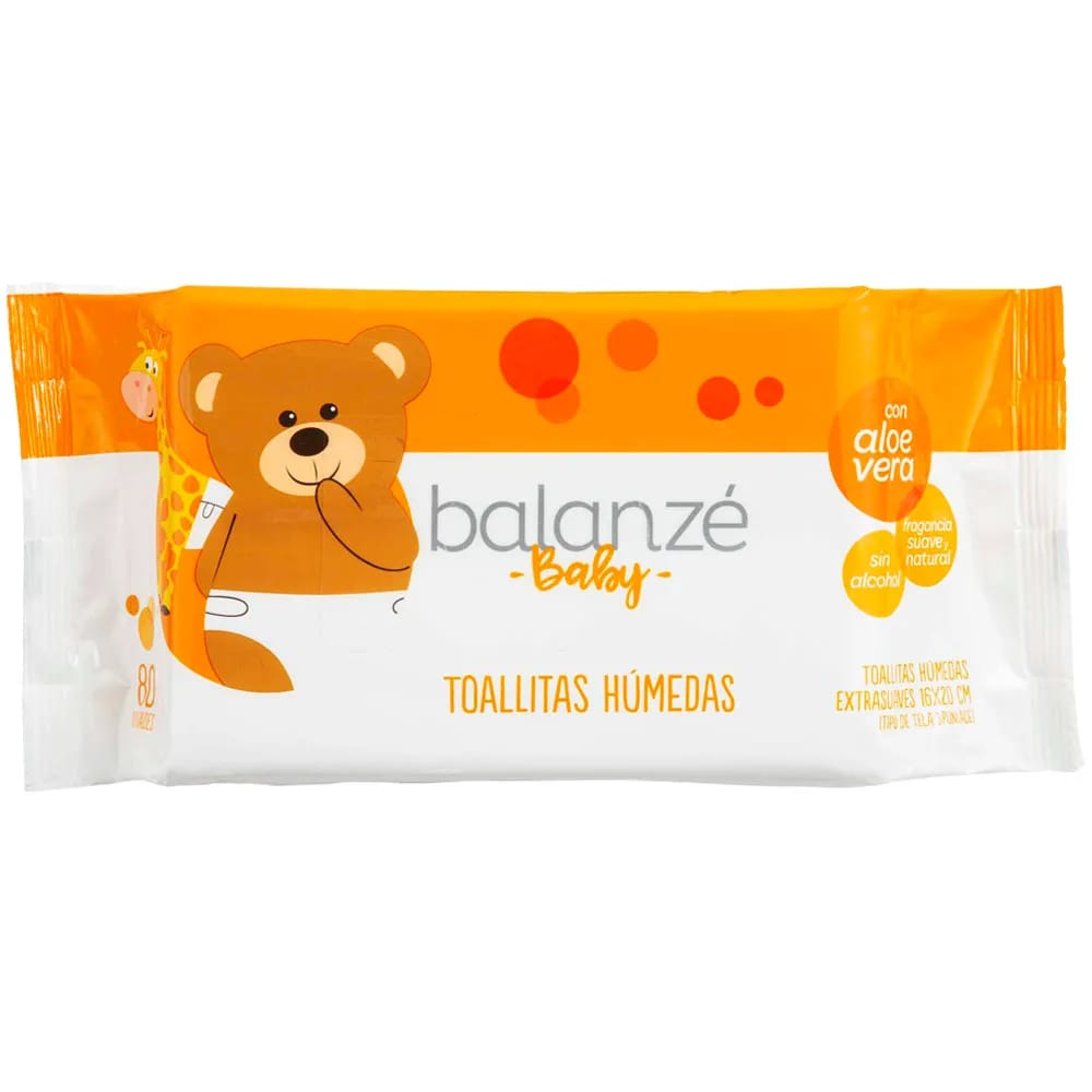 Toallitas Húmedas BALANZÉ Basic Paquete 80un