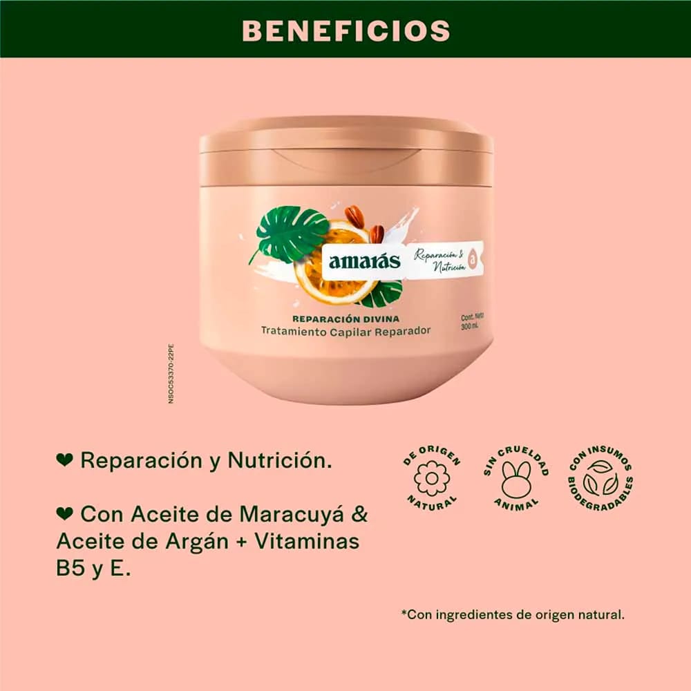Tratamiento Reparador AMARÁS Reparación Divina Frasco 300ml